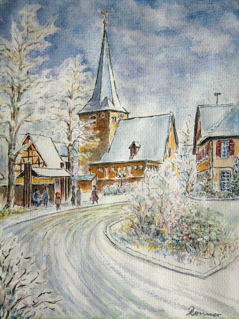 Kirche in Ellhofen.