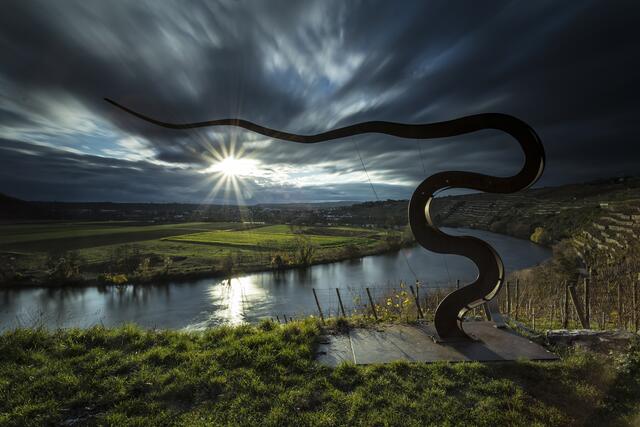 Bild des Monats Unterland im Dezember 2021: "Interessantes wechselhaftes Wetter im Dezember" von Heimatreporter Egon Groß. | Foto: Egon Groß