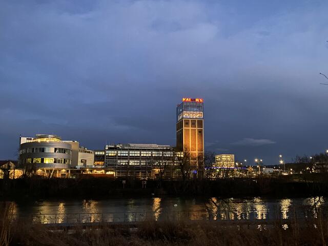 Abendstimmung am Neckar