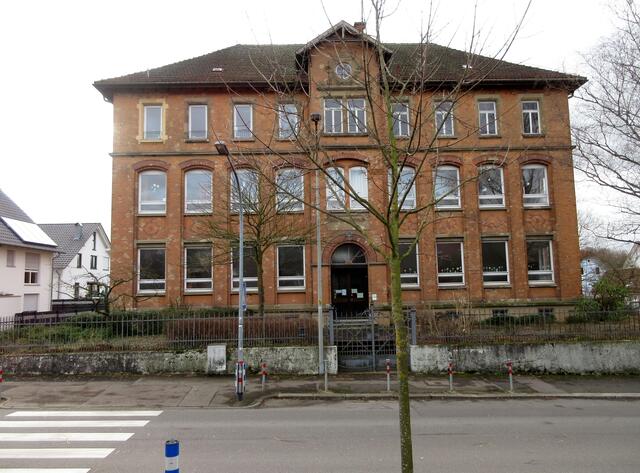 Ev. Volksschule Sontheim, die später zur Simultanschule wurde.