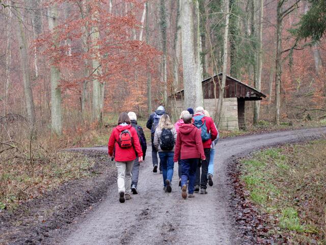 Gleich ist die Binswanger Hütte erreicht.