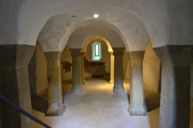 Ottonische Krypta in Unterregenbach -10./11. Jhdt