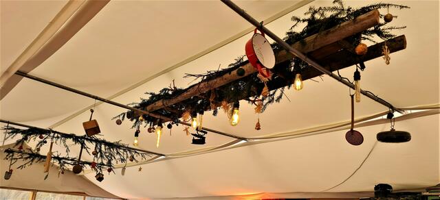 ... auch die Decke macht was her!