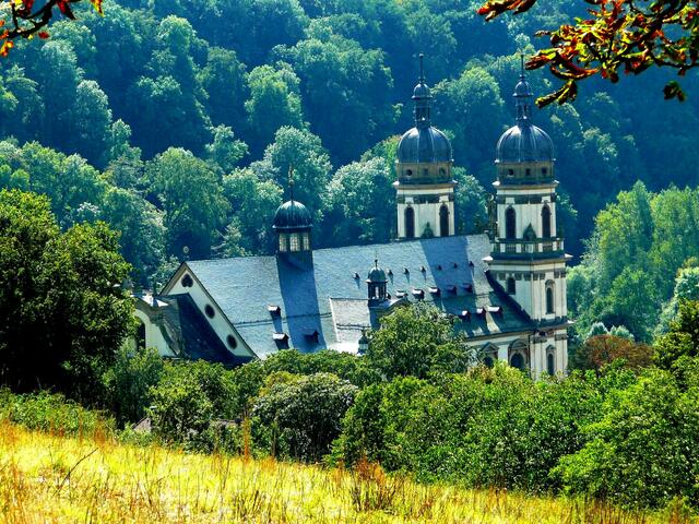 Klosterkirche Schöntal von oben