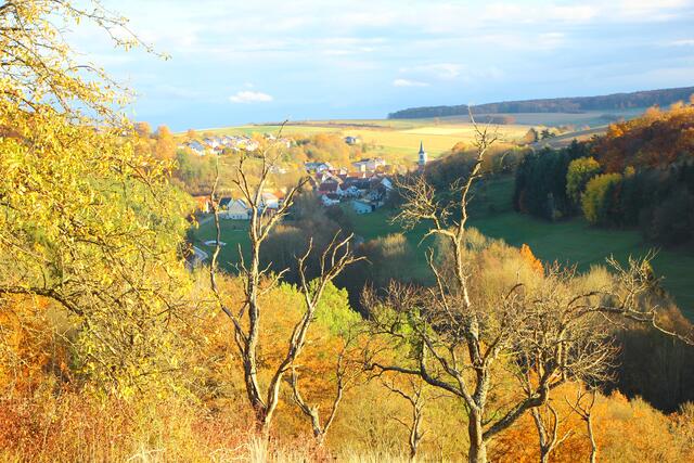 Blick auf Oberginsbach