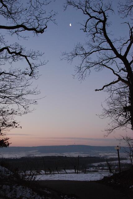 Sonnenaufgang mit Mond (Neipperg)