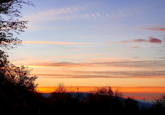 Sonnenuntergang auf dem Michaelsberg