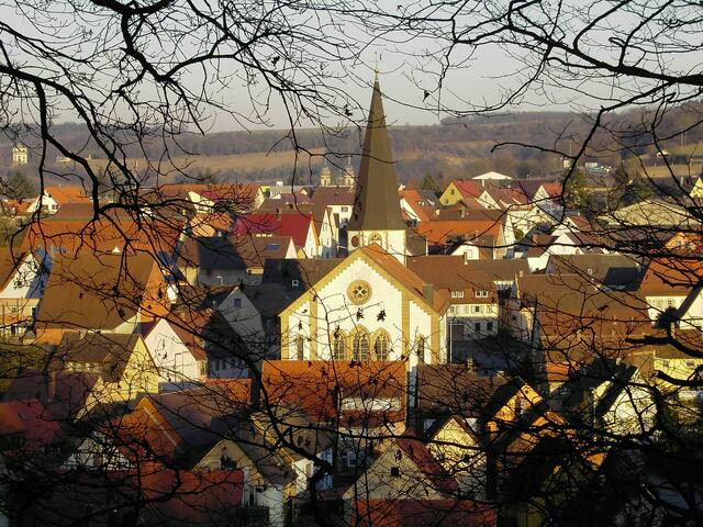 TÜRME hoch drei: Berlichinger St. Sebastianskirche,  Schöntaler-Kreuzberg und Kloster Schöntal.