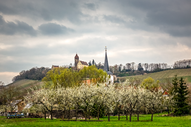 Stockheim mit Schloss..