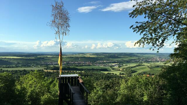 Blick vom Weißer Steinbruch ins Zabergäu