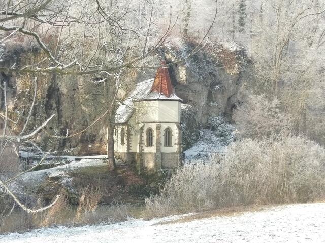Kapelle St. Wendel 2018 im Schnee