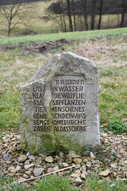 Alter Quellstein Zaber