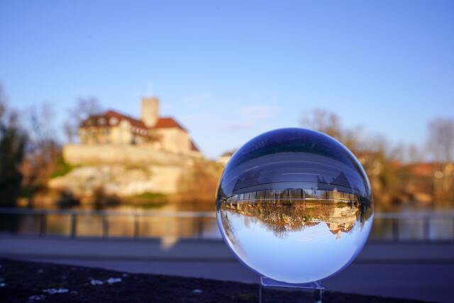 Blick auf die Rathausburg
