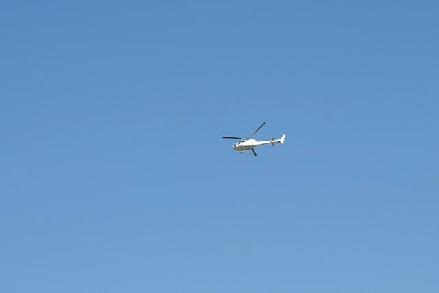 Davor flog hier ein Storch