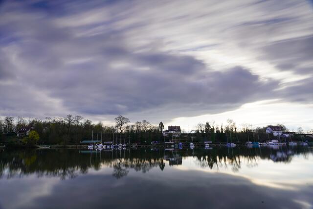 verwischte Wolken durch 3minutige Belichtung