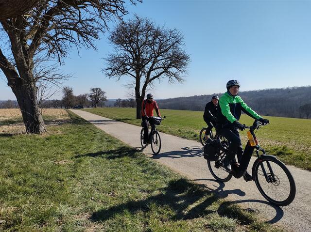 Der größte Teil des Anstieg ist geschafft