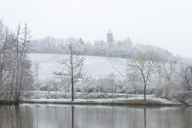 Eine Landschaft wie im Winter