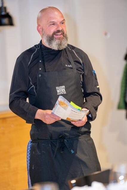 Guter Unterhalter: Koch Markus Reinauer.