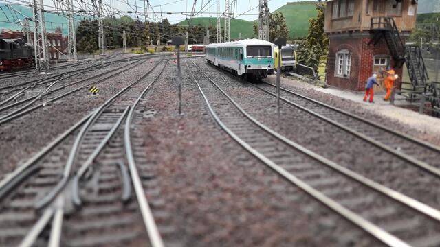 Ausschnitt aus unserer Modellbahn