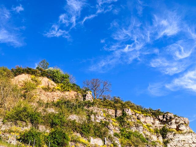 unterhalb des Krappenfelsens