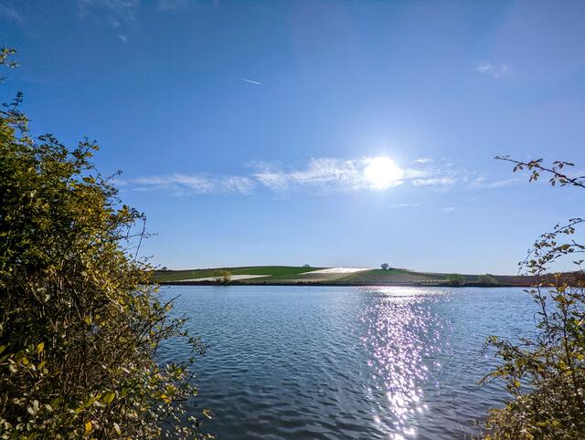 gegenüber vom Krappenfelsen die Kirchheimer Höhe