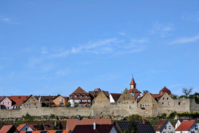 Sie Stadtmauer vom Städtle