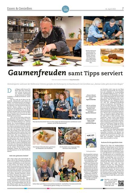 Am 16. April konnte jeder durch den Bericht über die Küchenparty in den gelungenen Abend (nochmal) eintauchen.