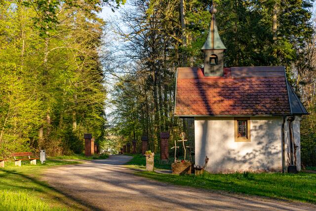 Herbolzheimer Käpelle im Abendlicht am Ostermontag -4-
