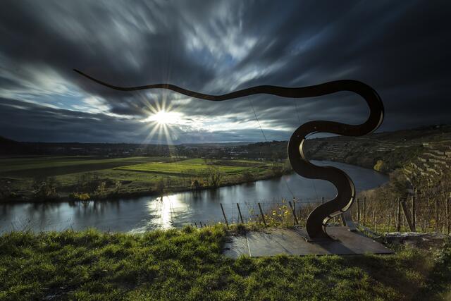 Die Kraft der Elemente an der Neckarschleife Kirchheim