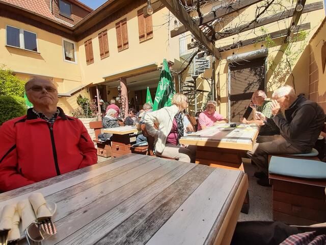 Unser Mittagshalt in Meckesheim