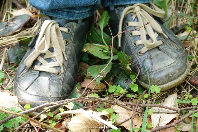 Die Schuhe wurden ganz schön beansprucht ;-)