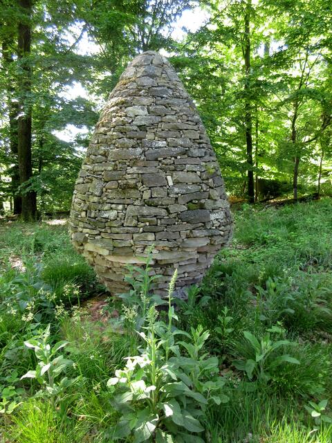 Doch um das Ei herum stehen die Pflanzen in großer Zahl und werden die Stelle im Wald bald mit ihren Blüten bereichern.