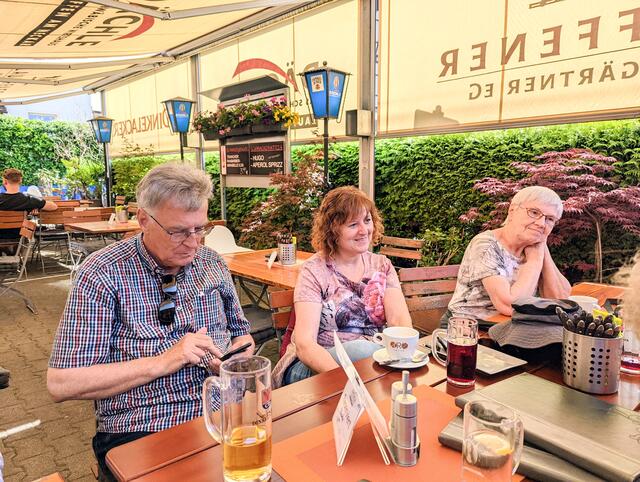 gemütlicher Ausklang im Dächle