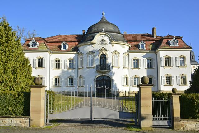 Das Neue, auch das Weiße Schloss genannt, steht in Jagsthausen. | Foto: Michael Harmsen