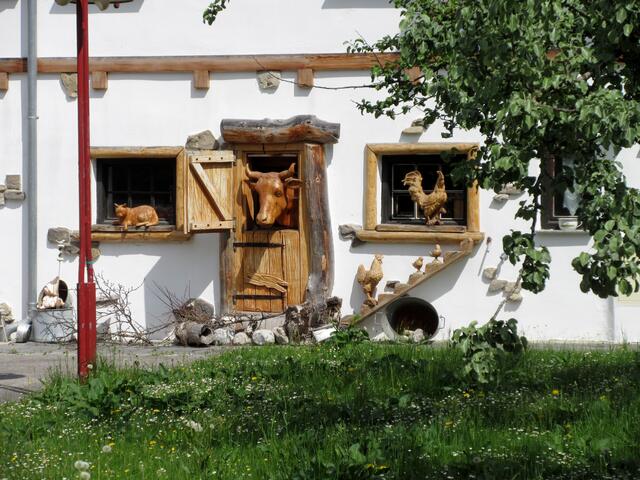 Witziges Gebäude in Stanzach