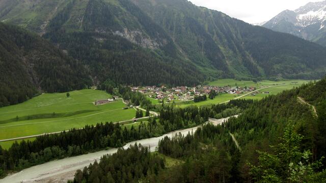 Aussicht vom Abschnitt Panoramaweg über Elmen
