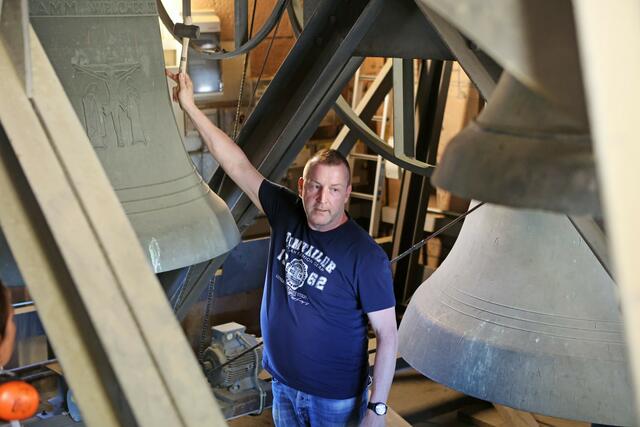 Volker Carle ist Teil des Glockenführerteams der Kilianskirche. | Foto: Ralf Seidel