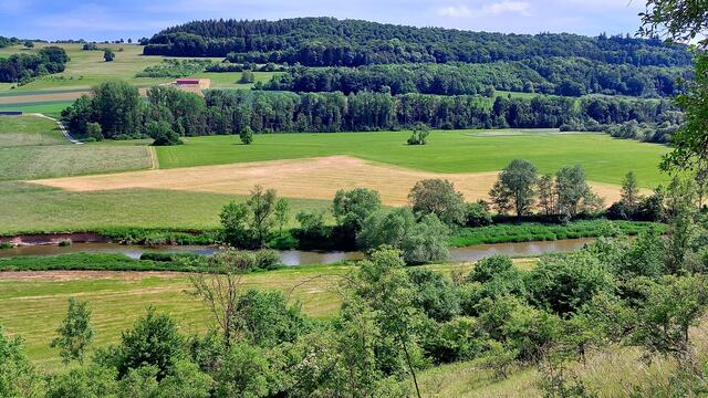 Blick zur Jagst