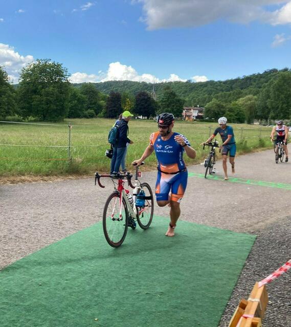 letzter Wechsel , vom Rad zum Lauf
