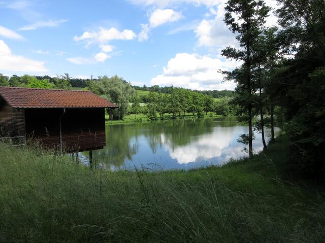 Am Frankelbachsee wieder blauer Himmel