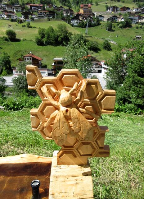 über den Bienenrundweg ging es hinauf