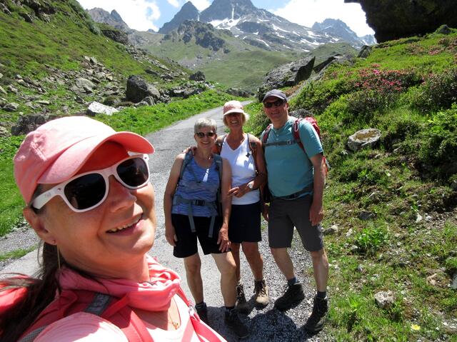 Auf dem Rückweg, gleich biegen wir in den Sommerweg ab.