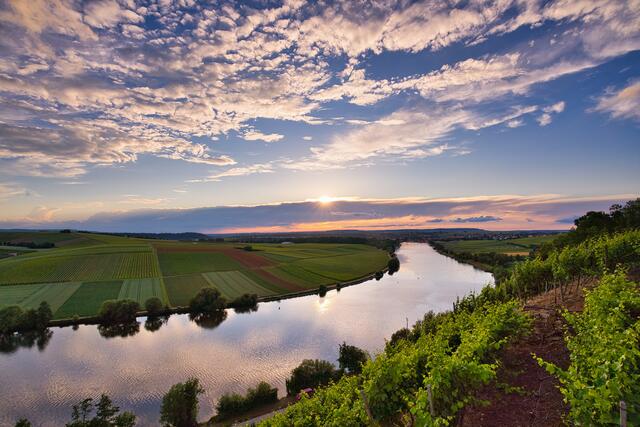 Was für ein wunderschönes Lichterspiel über der Region Lauffen fotografiert von unserem Heimatreporter Ulrich Seidel. | Foto: Ulrich Seidel