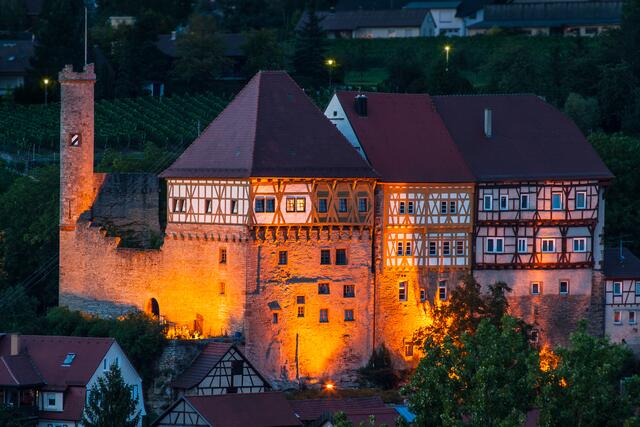 Die Obere Burg in Talheim