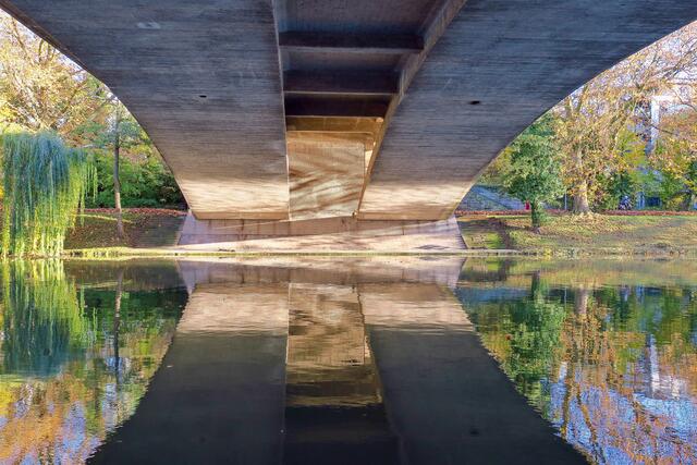 Rosenbergbrücke in HN von unten