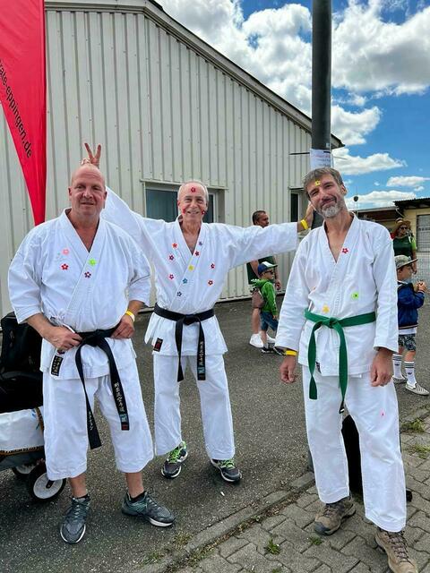 Gute Stimmung schon vor dem Start des Festumzuges