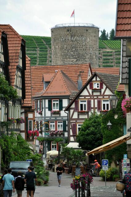 Kirchgasse mit Blick auf den Waldhornturm | Foto: Daniela Somers