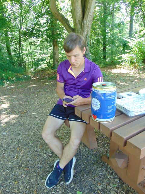 Simon Schickert, der Organisator des Grillnachmittags.