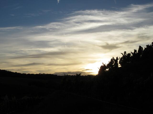 Die Sonne geht unter...