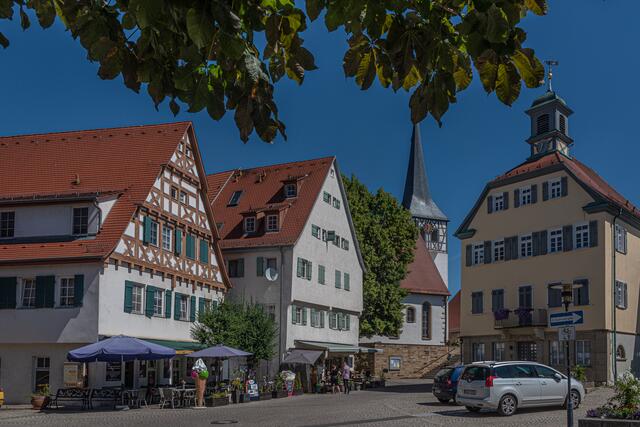 Rathausplatz in Kirchheim am Neckar